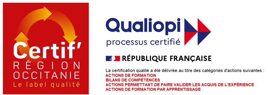 label certif LR, logo qualiopi, mention qualité
