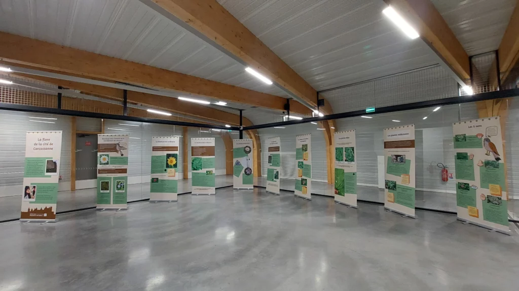 exposition carcassonne, exposition biodiversite, bts gpn, aeroport de Carcassonne, Lice de la cité, Cité de Carcassonne