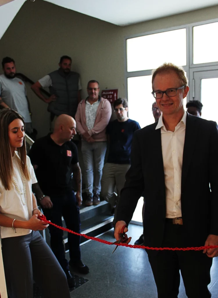 inauguration de l'internat rénové du lycée charlemagne