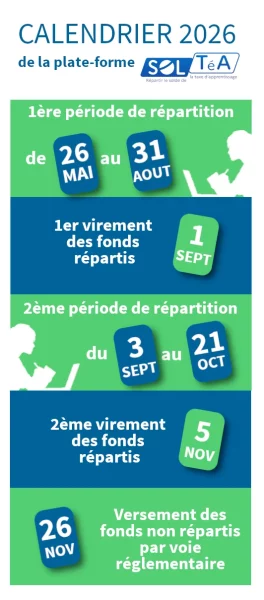 Calendrier indicatif taxe d'apprentissage 2026